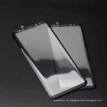 El protector líquido nano curvado al por mayor 3D de la pantalla de la fábrica, fácil instala el protector de cristal moderado de la pantalla para Samsung s9
